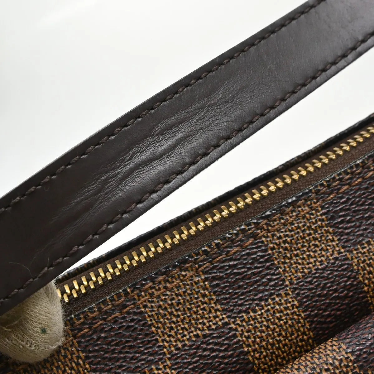 Louis Vuitton Ravello Damier Ebene Brown Canvas Shoulder Bag Bag (Pre-Owned)