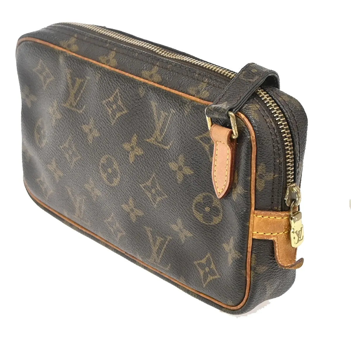 Louis Vuitton Pochette Marly Bandouliere Monogram Canvas Brown Canvas Shoulder Bag Bag (Pre-Owned)