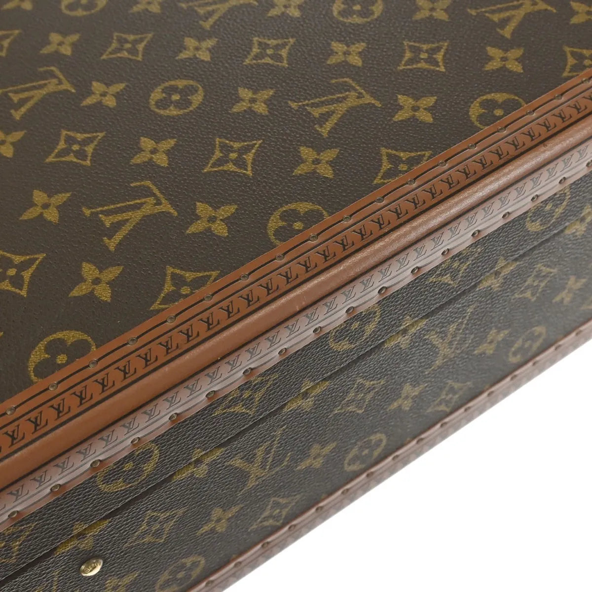Louis Vuitton Cotteville Trunk Monogram Canvas Brown Canvas Travel Bag Bag (Pre-Owned)