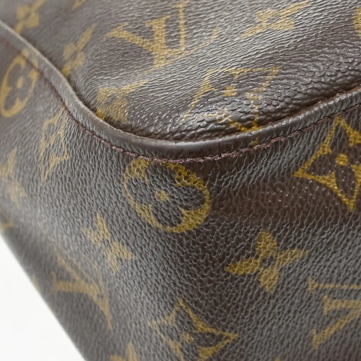 Louis Vuitton Monogram Looping Monogram Canvas Brown Canvas Shoulder Bag Bag (Pre-Owned)