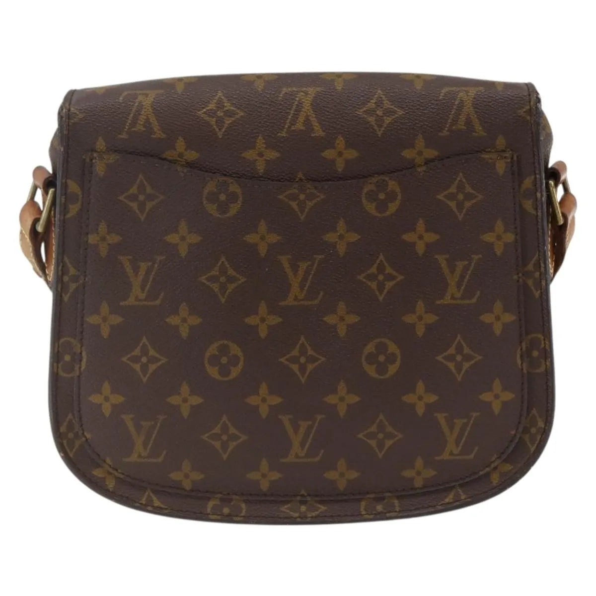 Louis Vuitton Saint Cloud Monogram Canvas Brown Canvas Shoulder Bag Bag (Pre-Owned)