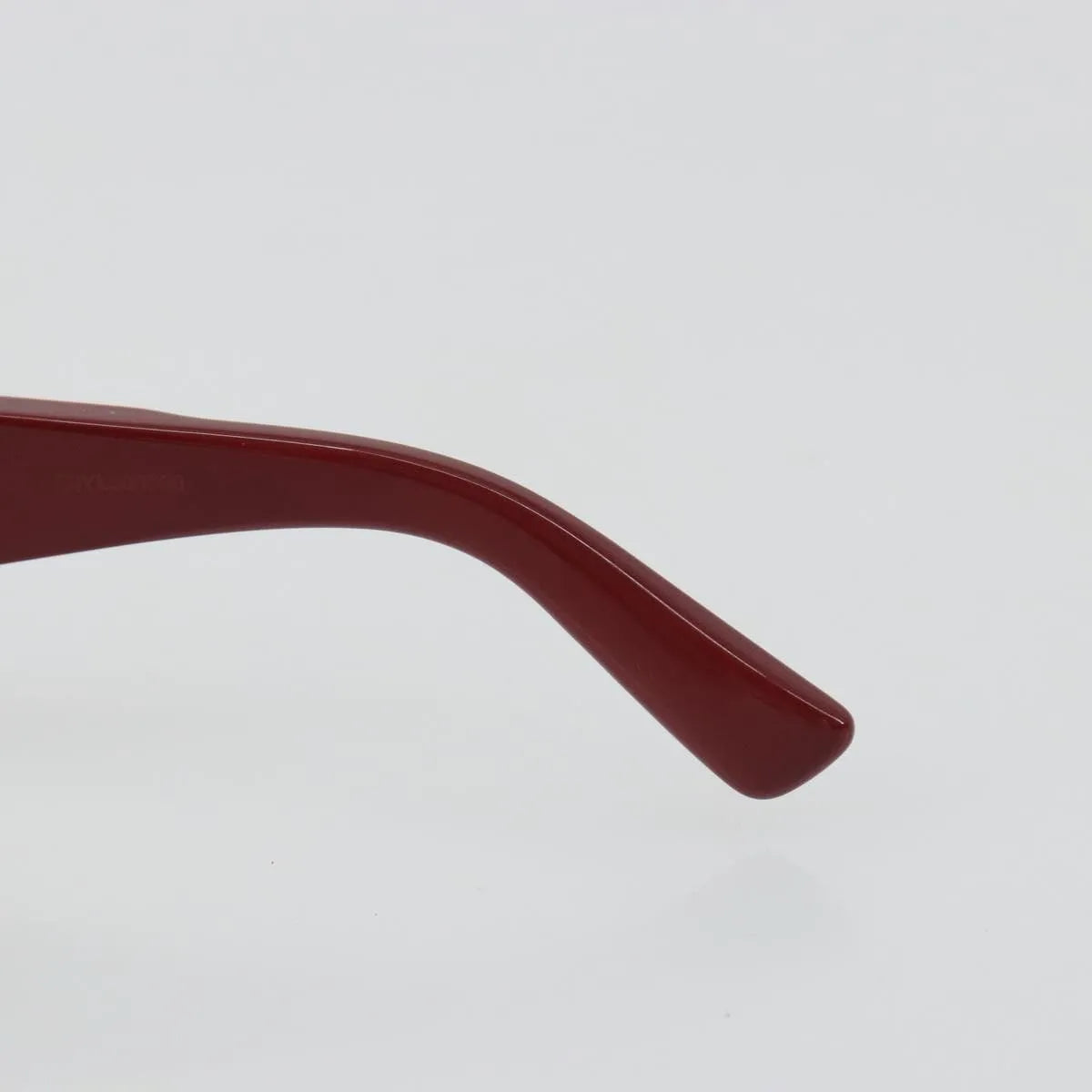 Bottega Veneta Ovale Acetate Red Plastic Sunglasse Accessory (Pre-Owned)