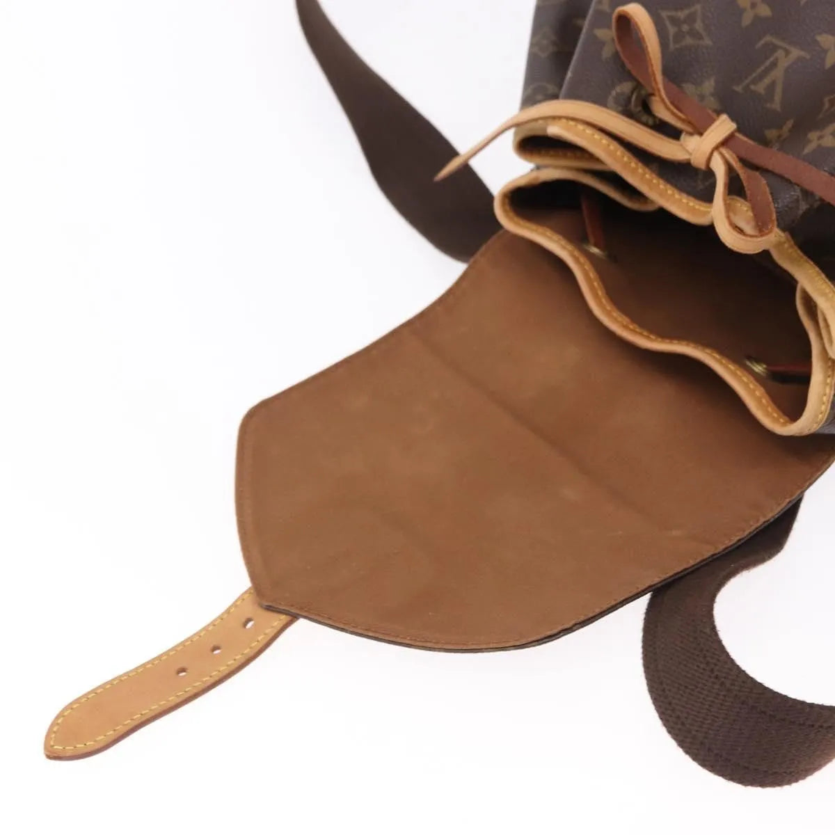 Louis Vuitton Montsouris Monogram Brown Canvas Backpack Bag (Pre-Owned)