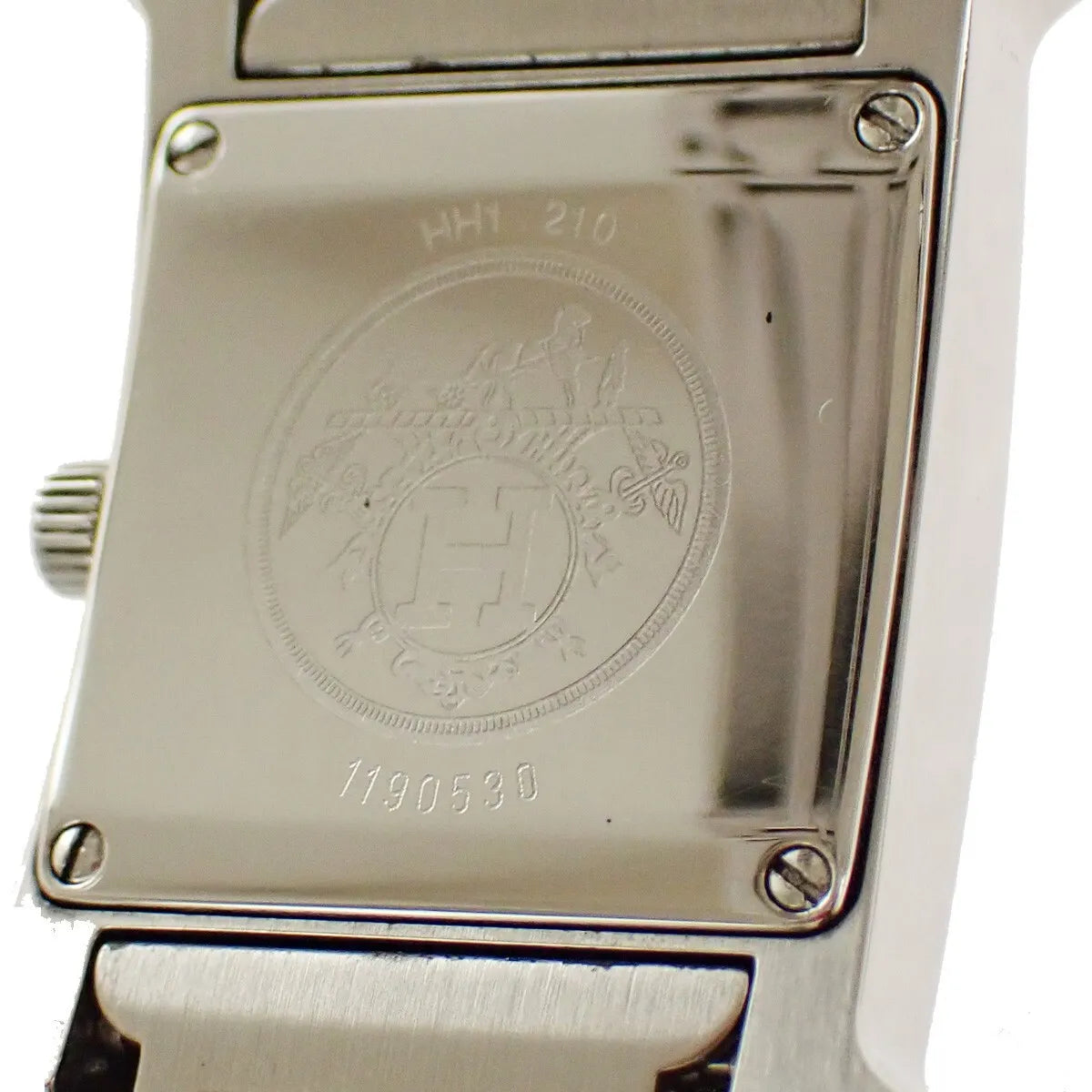 Hermes Heure H Quartz Stainless Steel Watch (Pre-Owned)