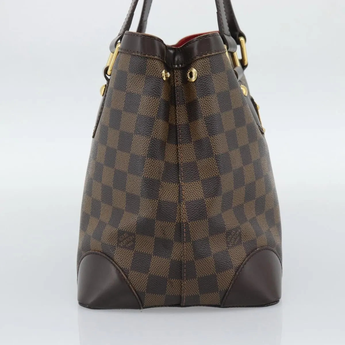 Louis Vuitton Hampstead Damier Brown Canvas Tote Bag Bag (Pre-Owned)