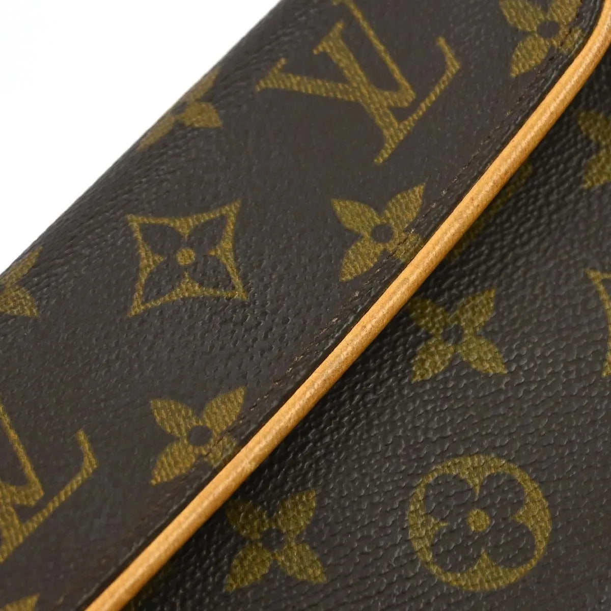 Louis Vuitton Florentine Waist Monogram Canvas Brown Canvas Clutche & Pouche Bag (Pre-Owned)