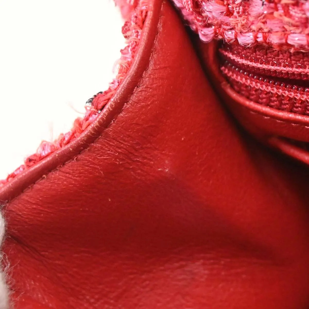 Chanel Square Reissue 2.55 Flap Quilted Tweed Pink Tweed Crossbody Bag Bag (Pre-Owned)