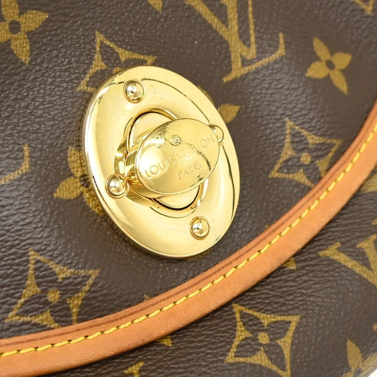 Louis Vuitton Tulum Monogram Canvas Brown Canvas Shoulder Bag Bag (Pre-Owned)