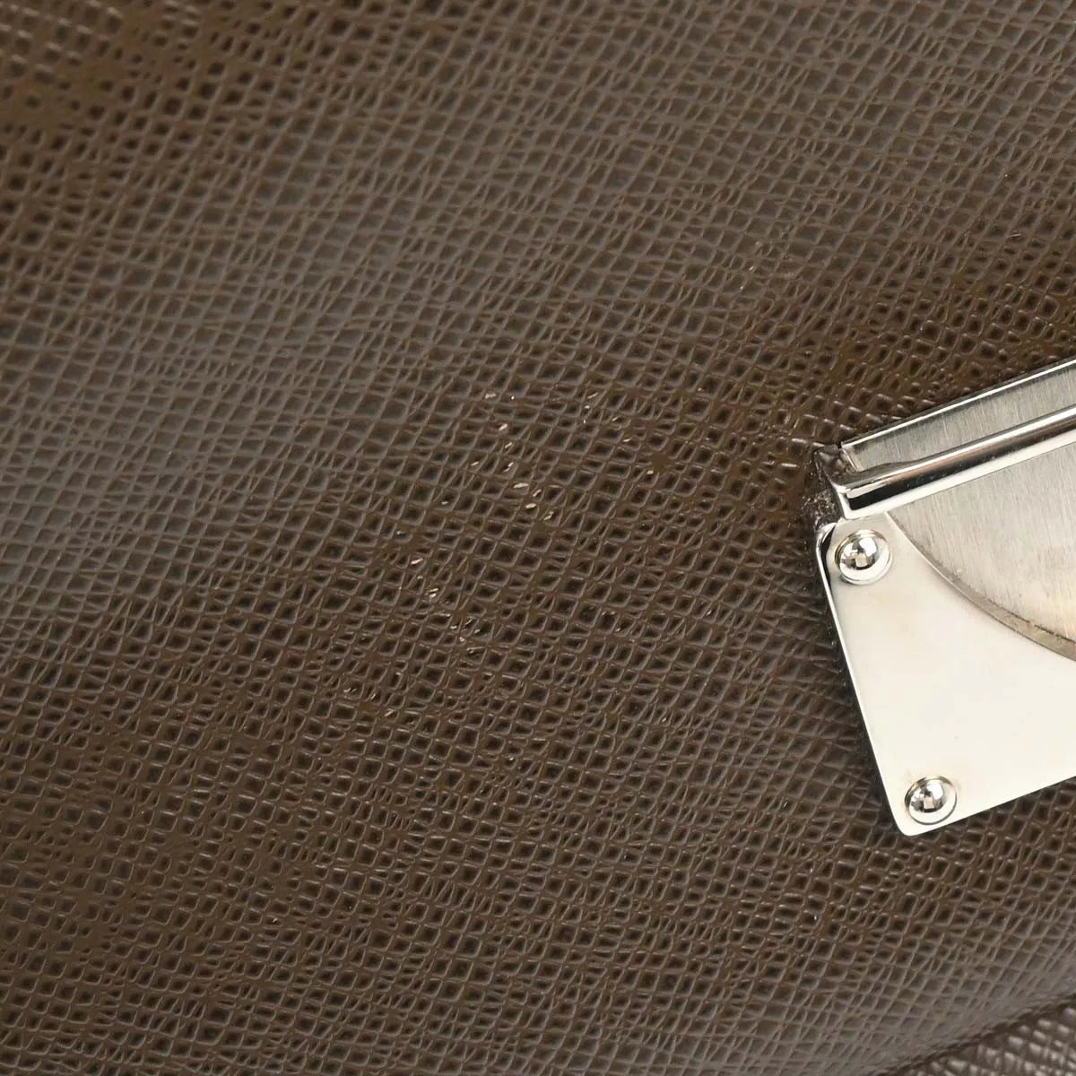 Louis Vuitton Belaia Clutch Taiga Leather Brown Leather Clutche & Pouche Bag (Pre-Owned)