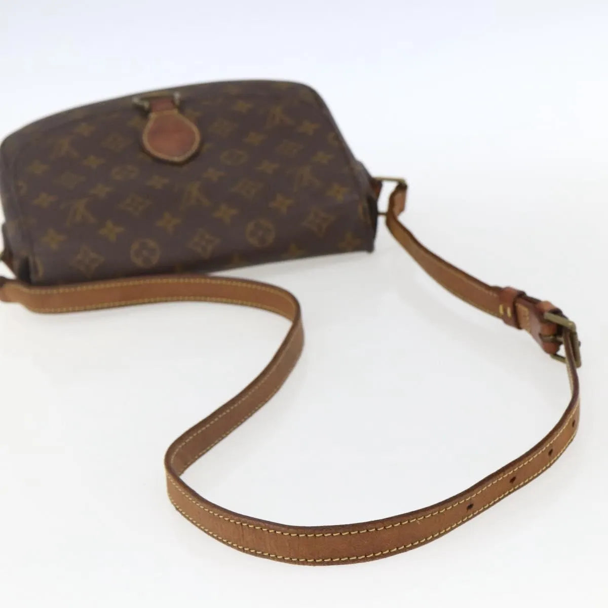 Louis Vuitton Saint Cloud Monogram Canvas Brown Canvas Shoulder Bag Bag (Pre-Owned)