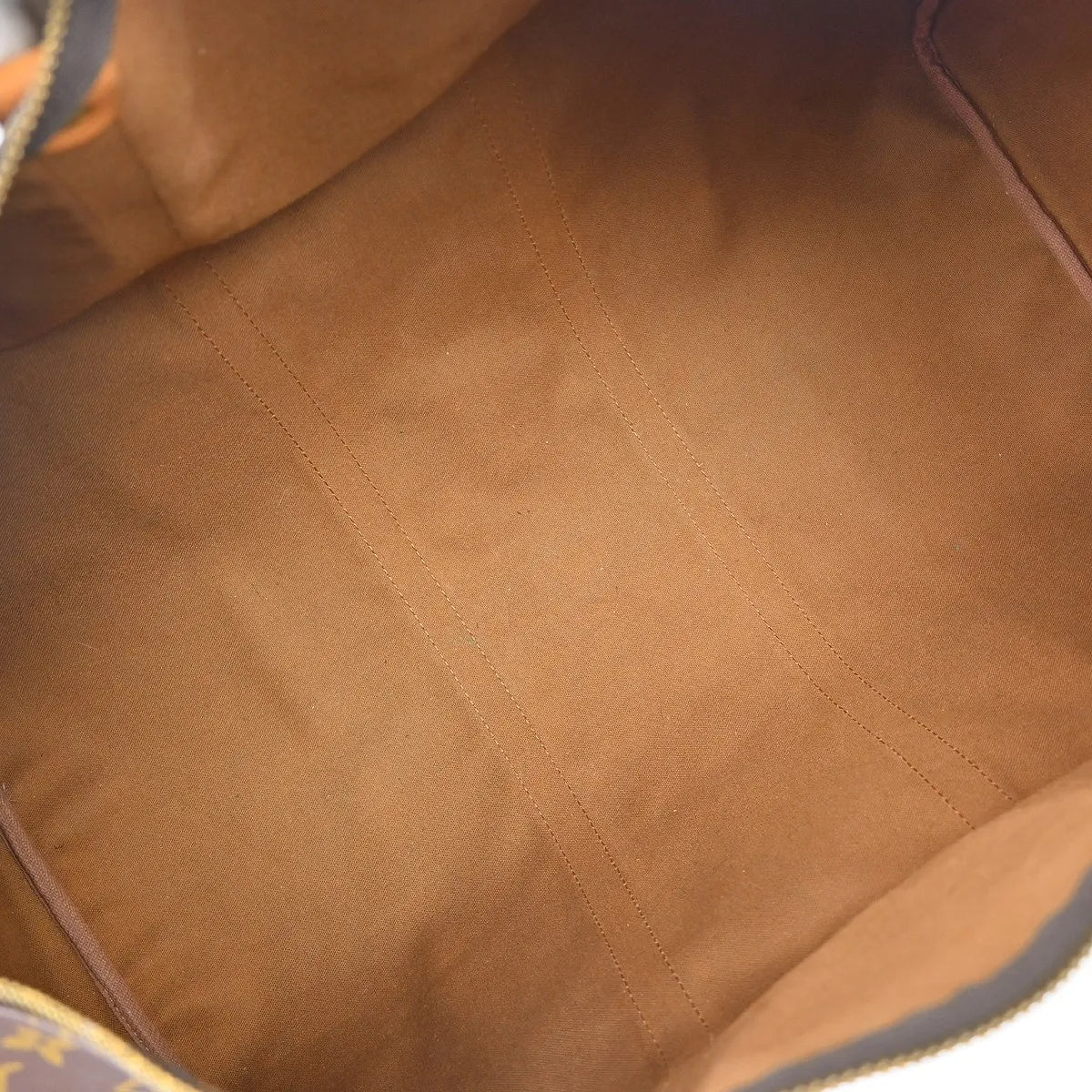 Louis Vuitton Keepall Monogram Canvas Brown Canvas Travel Bag Bag (Pre-Owned)