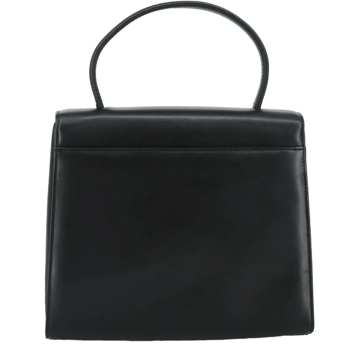Givenchy Vintage Leather Black Leather Handbag (Pre-Owned)