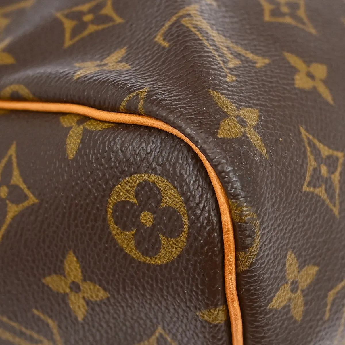 Louis Vuitton Keepall Bag Monogram Canvas Brown Canvas Travel Bag Bag (Pre-Owned)