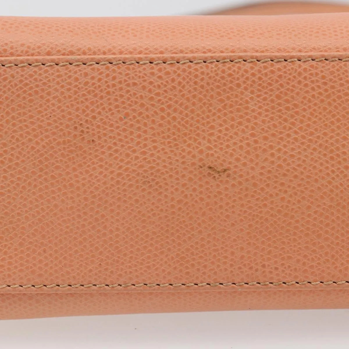 Celine Handbag Leather Orange Leather Handbag (Pre-Owned)