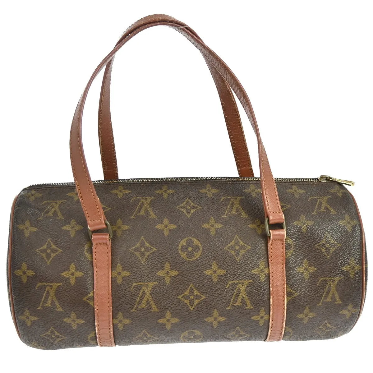 Louis Vuitton Papillon Handbag Monogram Canvas Brown Canvas Handbag (Pre-Owned)