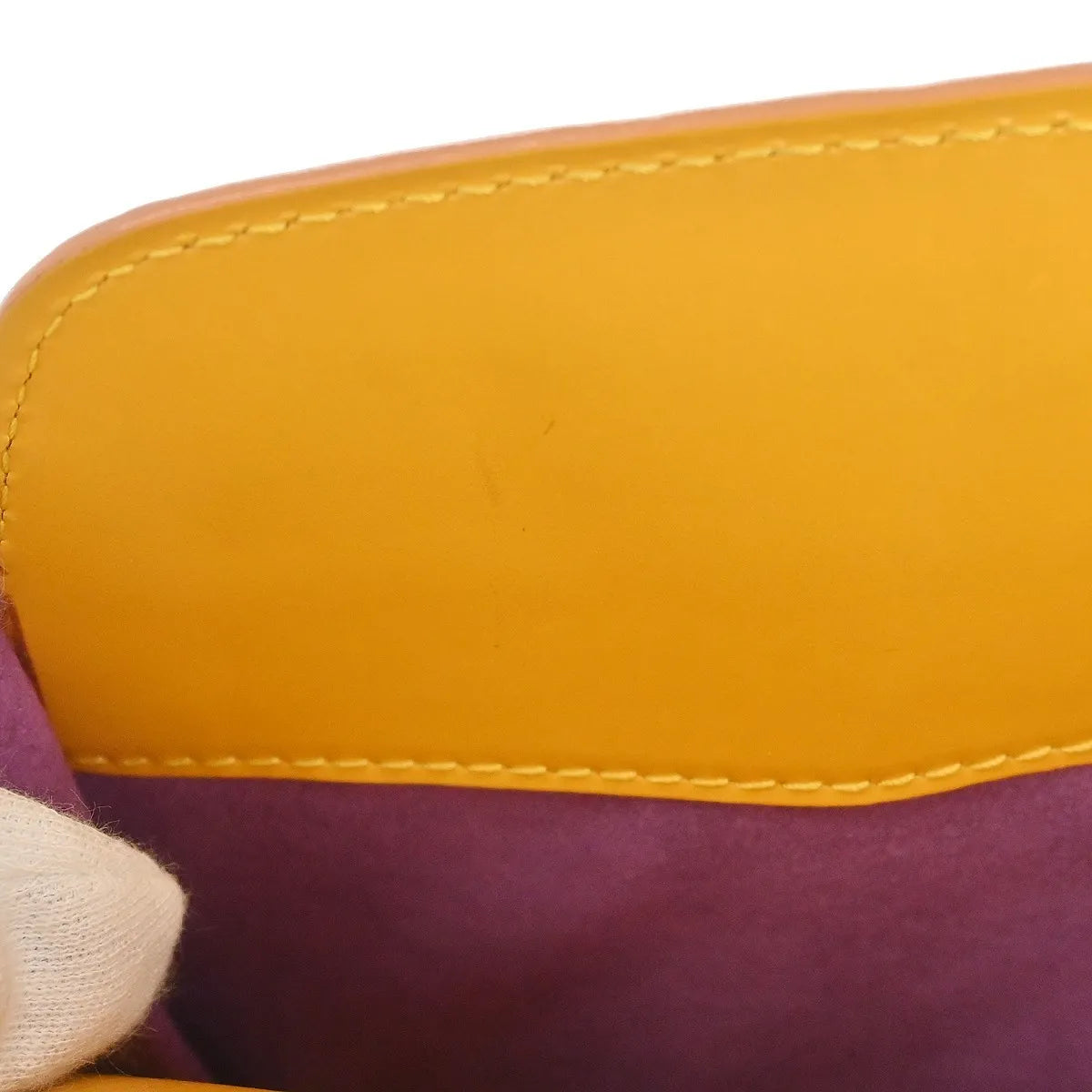 Louis Vuitton Pont Neuf Epi Yellow Leather Handbag (Pre-Owned)
