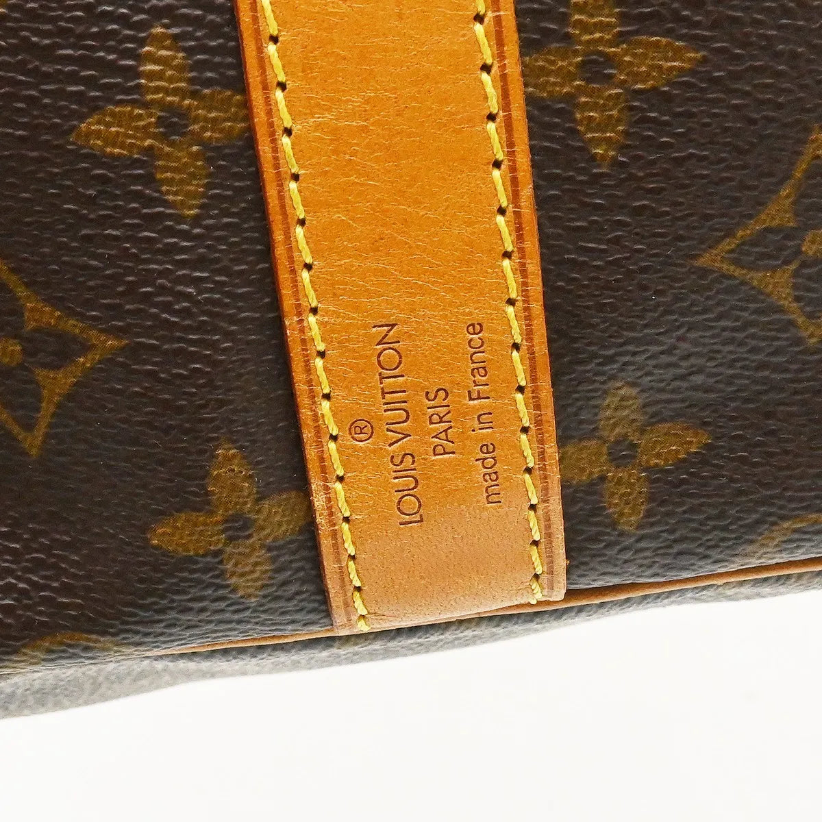 Louis Vuitton Keepall Bandouliere Bag Monogram Canvas Brown Canvas Travel Bag Bag (Pre-Owned)