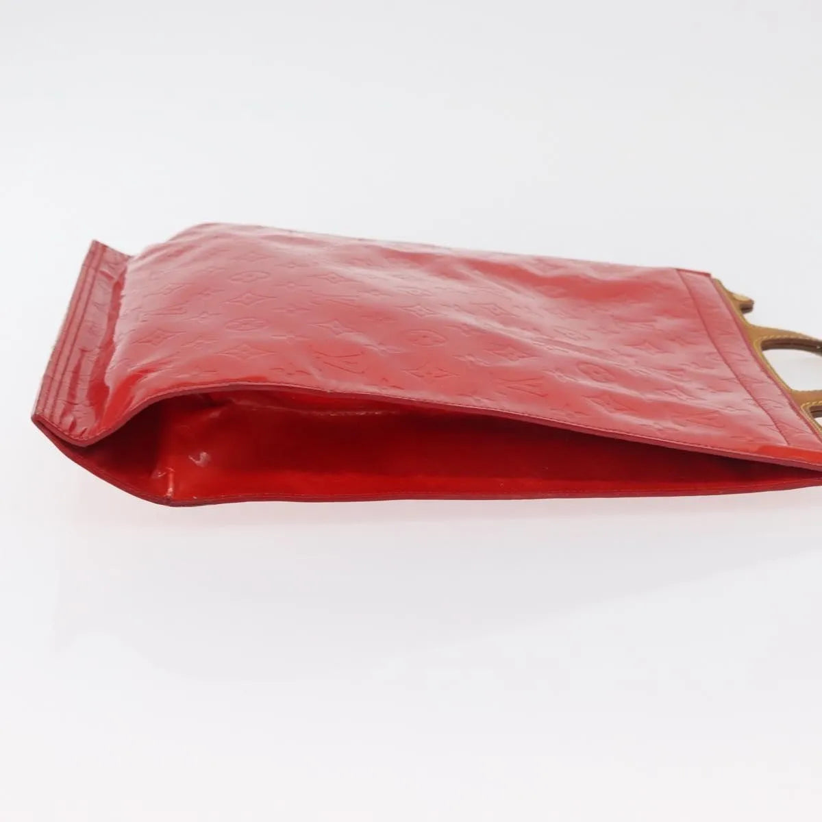 Louis Vuitton Stanton Monogram Vernis Red Patent_Leather Tote Bag Bag (Pre-Owned)