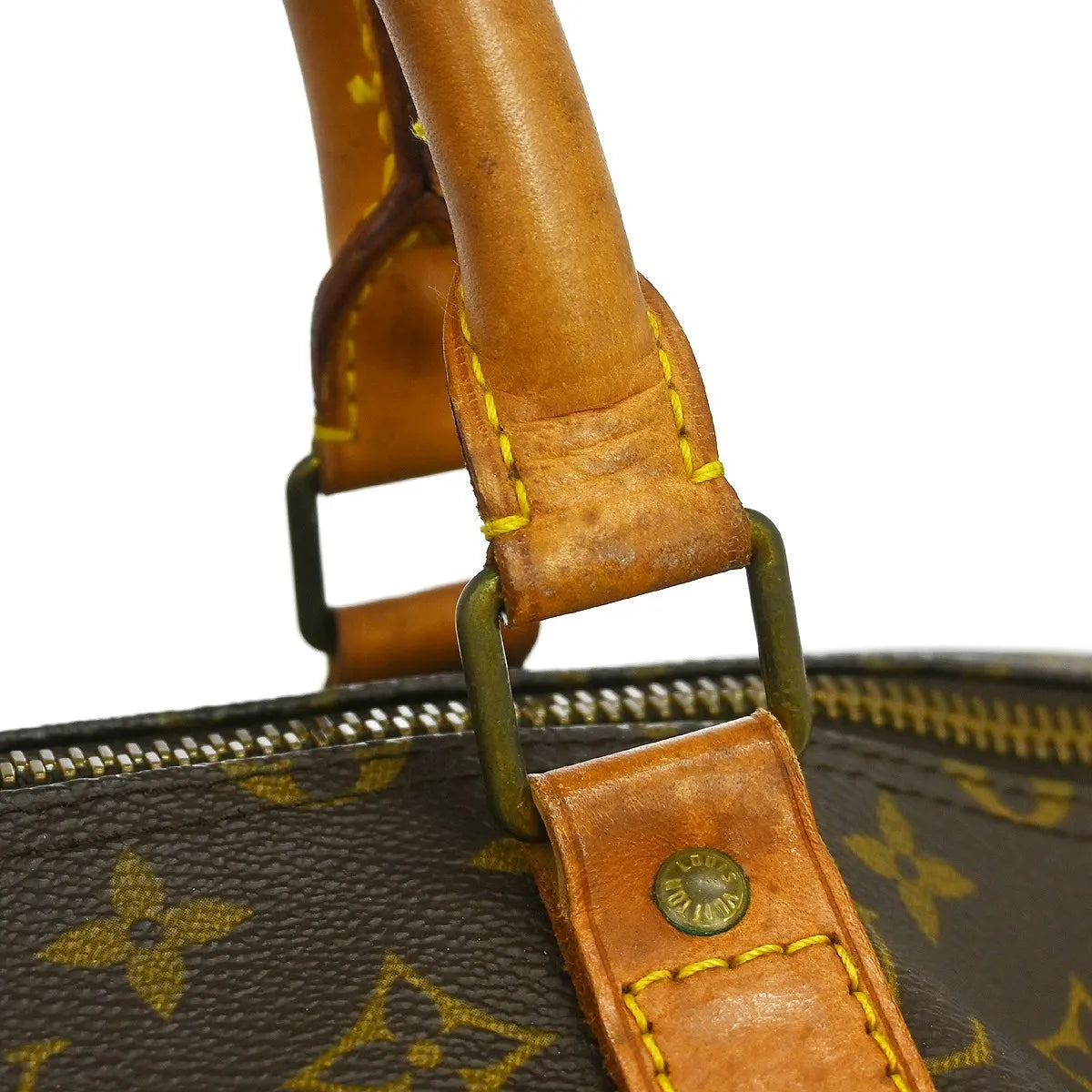 Louis Vuitton Keepall Bandouliere Monogram Canvas Brown Canvas Travel Bag Bag (Pre-Owned)
