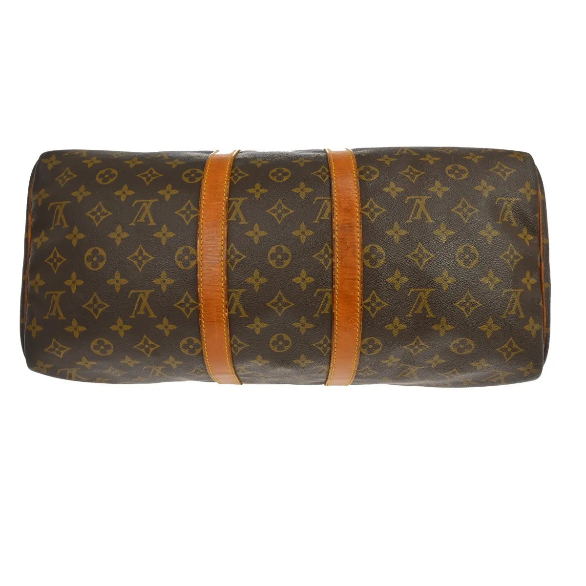 Louis Vuitton Keepall Monogram Canvas Brown Canvas Travel Bag Bag (Pre-Owned)