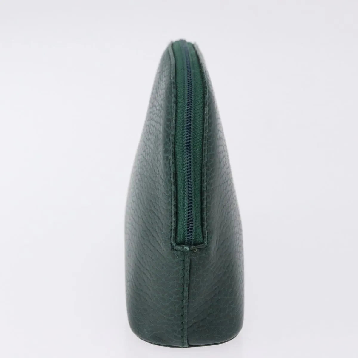 Cartier Marcello Clutch Leather Green Leather Clutche & Pouche Bag (Pre-Owned)