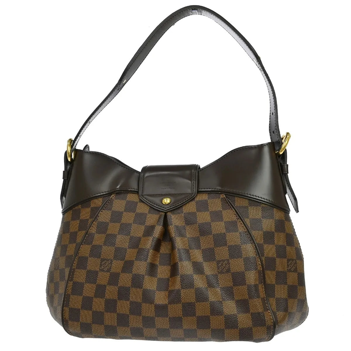 Louis Vuitton Sistina Damier Brown Canvas Handbag (Pre-Owned)
