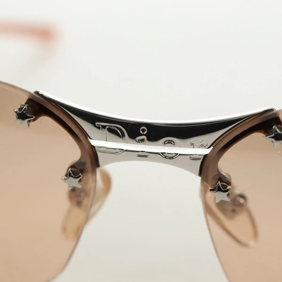 Christian Dior Sunglasses Metal Beige Metal Sunglasse Accessory (Pre-Owned)