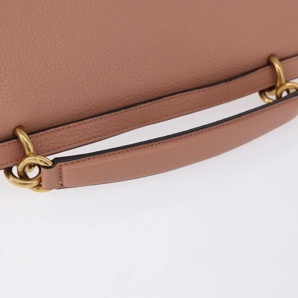 Salvatore Ferragamo Margot Satchel Leather Pink Leather Handbag (Pre-Owned)