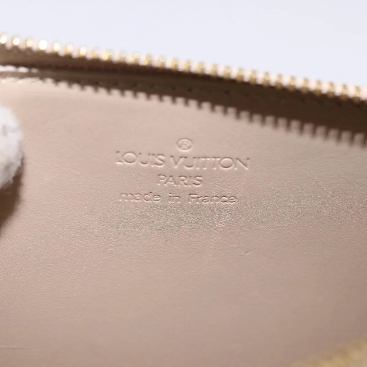 Louis Vuitton Lexington Pochette Monogram Vernis Beige Patent_Leather Clutche & Pouche Bag (Pre-Owned)