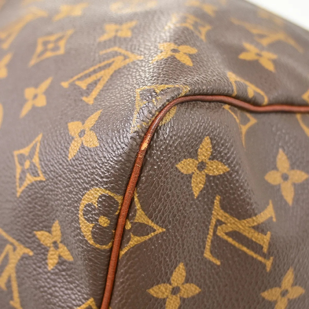Louis Vuitton Keepall Monogram Canvas Brown Canvas Travel Bag Bag (Pre-Owned)