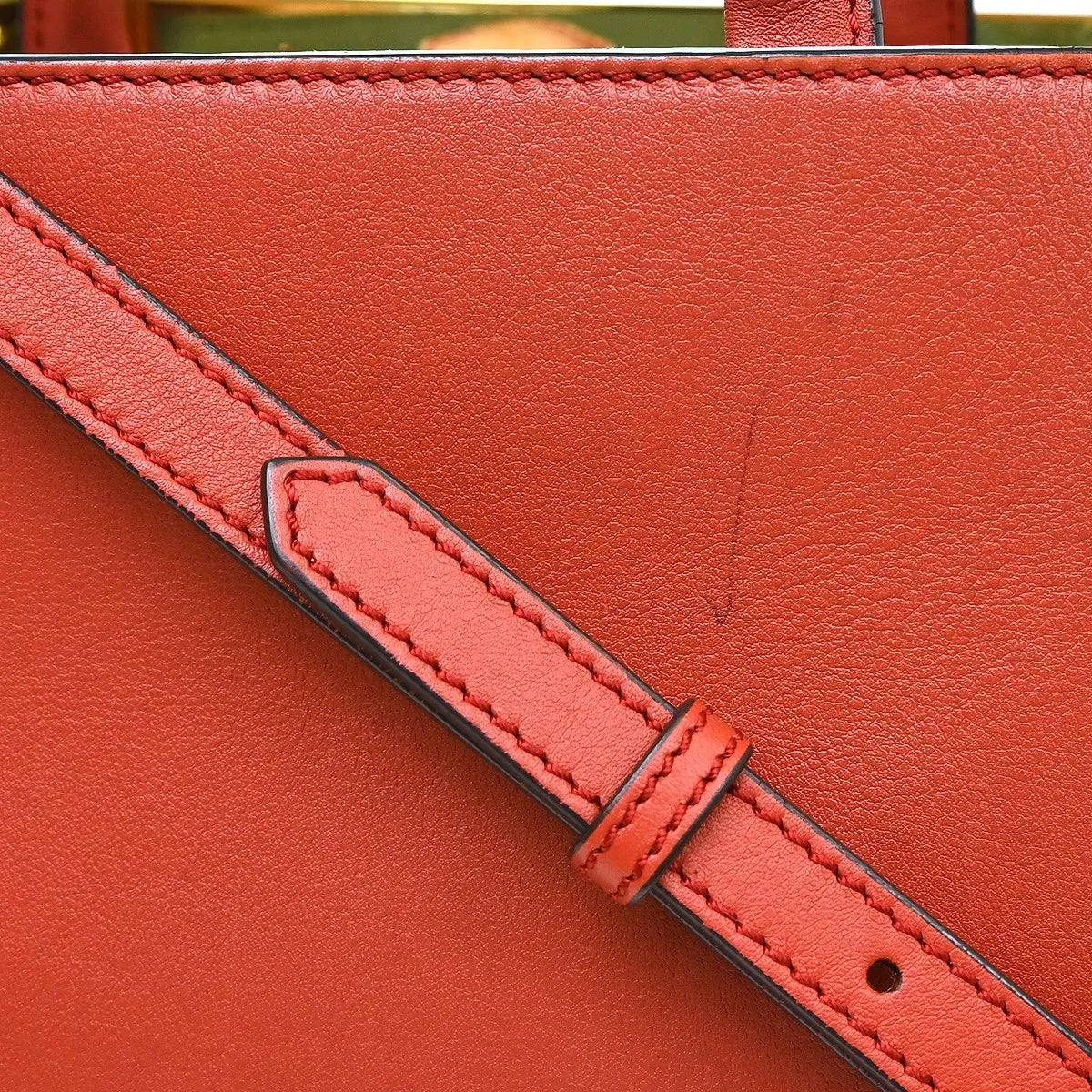Fendi 2Jours Leather Red Leather Handbag (Pre-Owned)