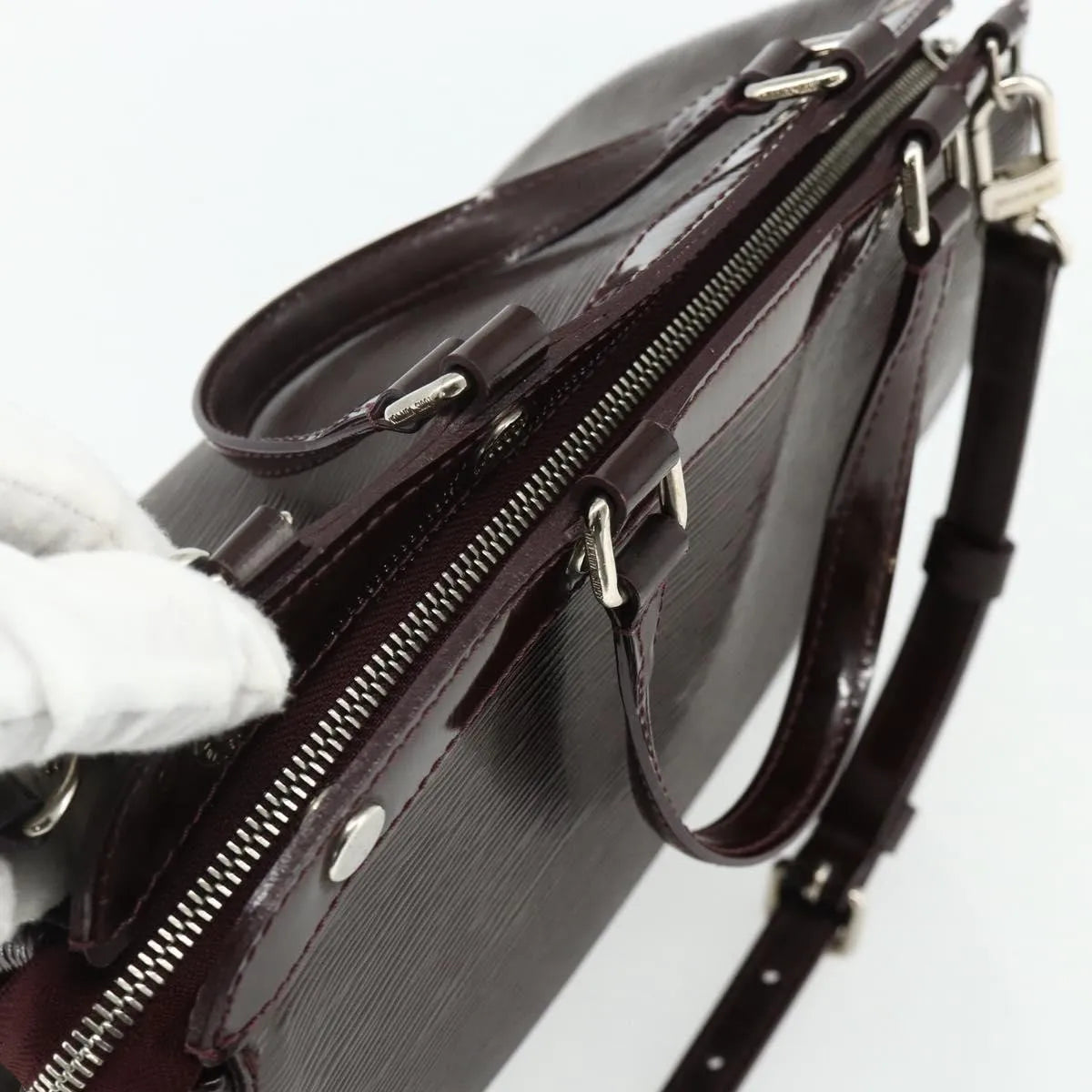 Louis Vuitton Brea Electric Epi Leather Purple Leather Handbag (Pre-Owned)