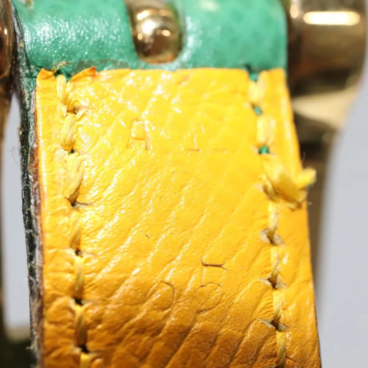 Hermes Double Hole Buckle Belt Metal And Leather Multicolour Leather Belts Accessory (Pre-Owned)