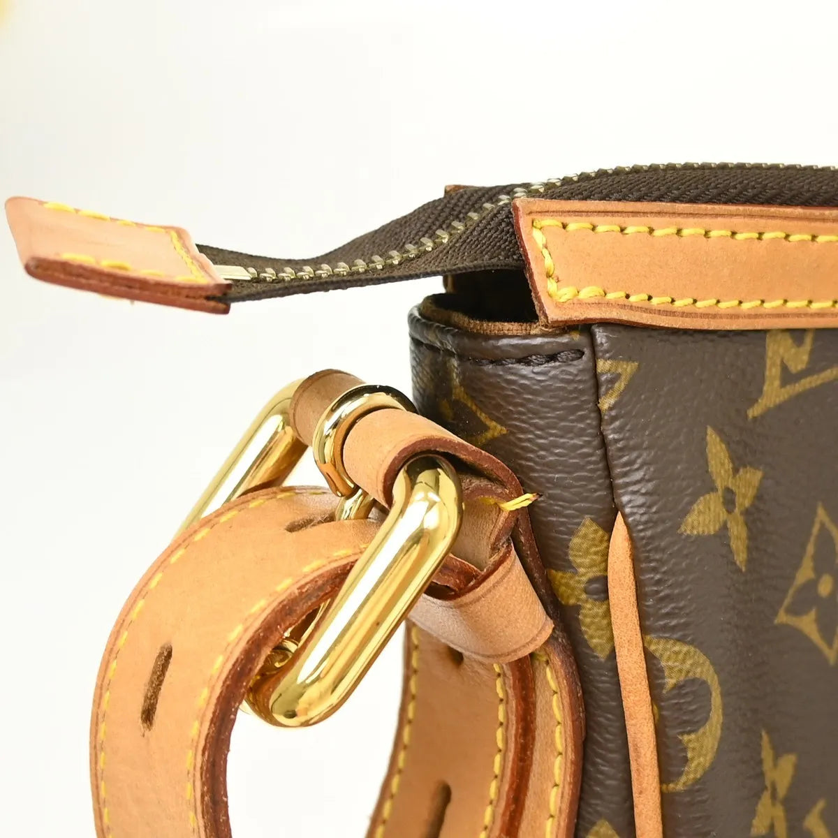 Louis Vuitton Tulum Monogram Canvas Brown Canvas Shoulder Bag Bag (Pre-Owned)