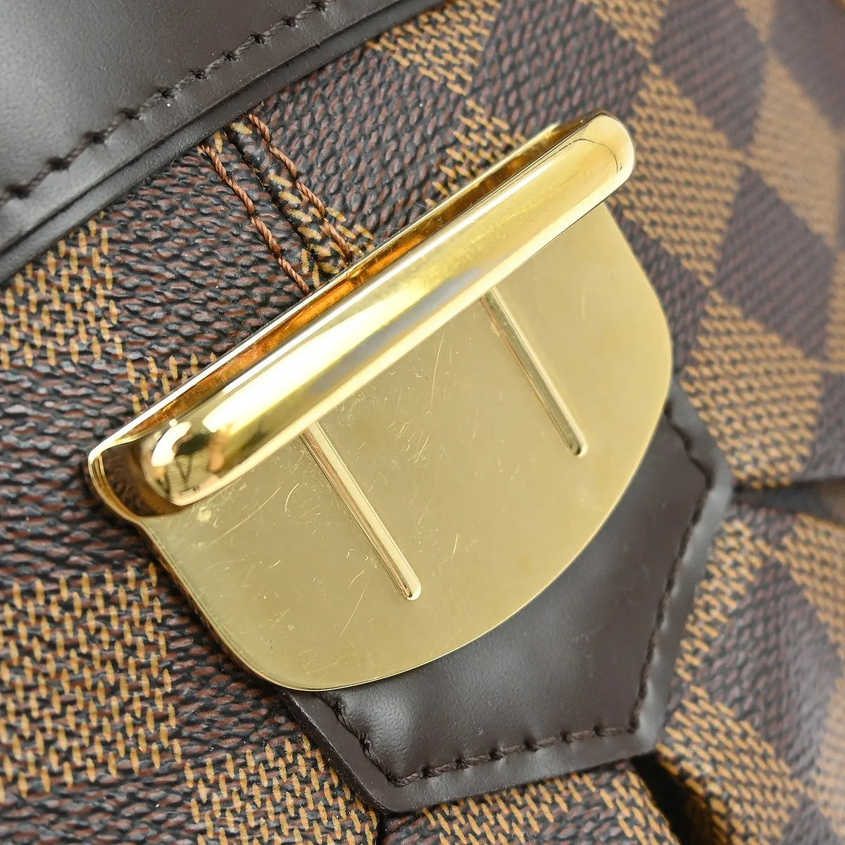 Louis Vuitton Sistina Damier Brown Canvas Handbag (Pre-Owned)