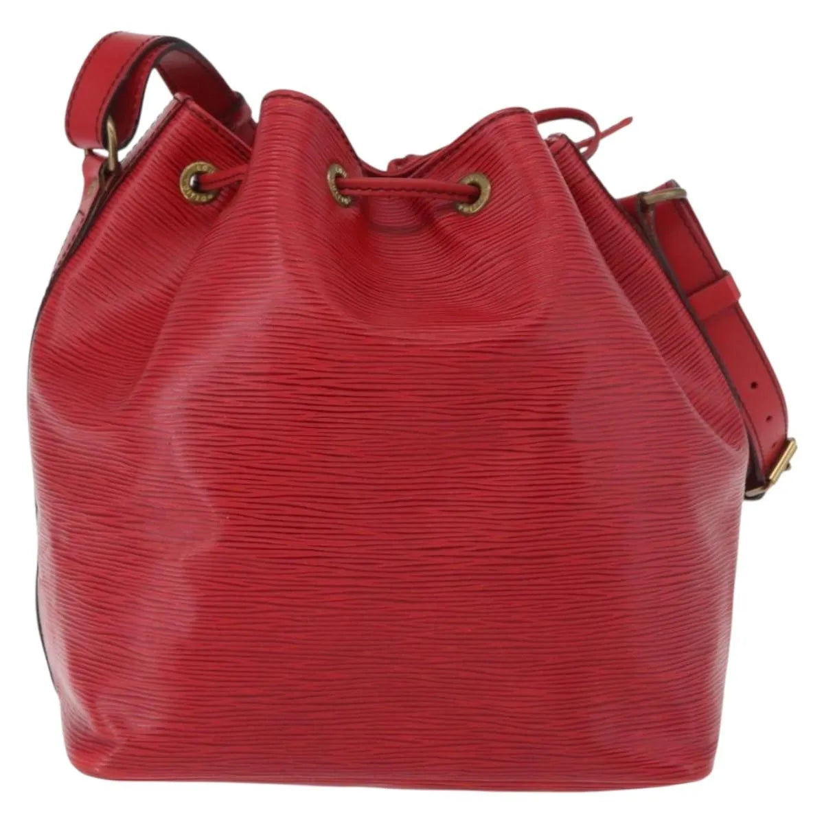 Louis Vuitton Petit Noe Epi Leather Red Leather Shoulder Bag Bag (Pre-Owned)