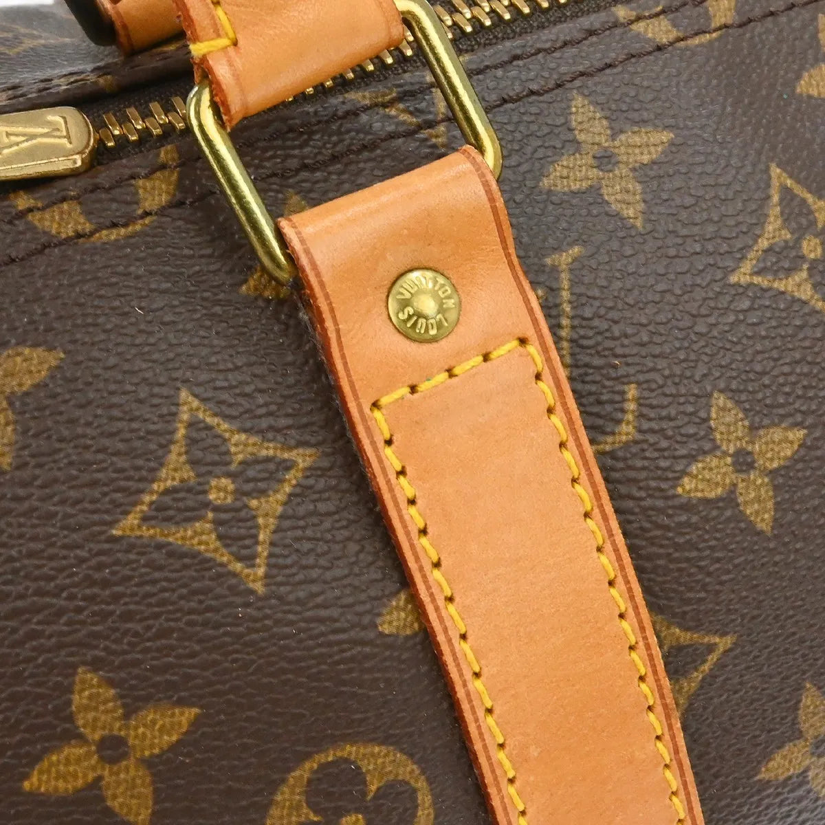 Louis Vuitton Keepall Monogram Canvas Brown Canvas Travel Bag Bag (Pre-Owned)