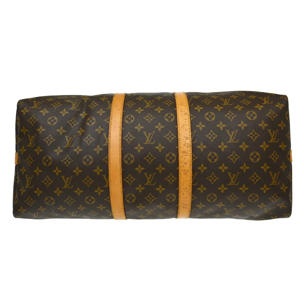 Louis Vuitton Keepall Bandouliere Monogram Canvas Brown Canvas Travel Bag Bag (Pre-Owned)