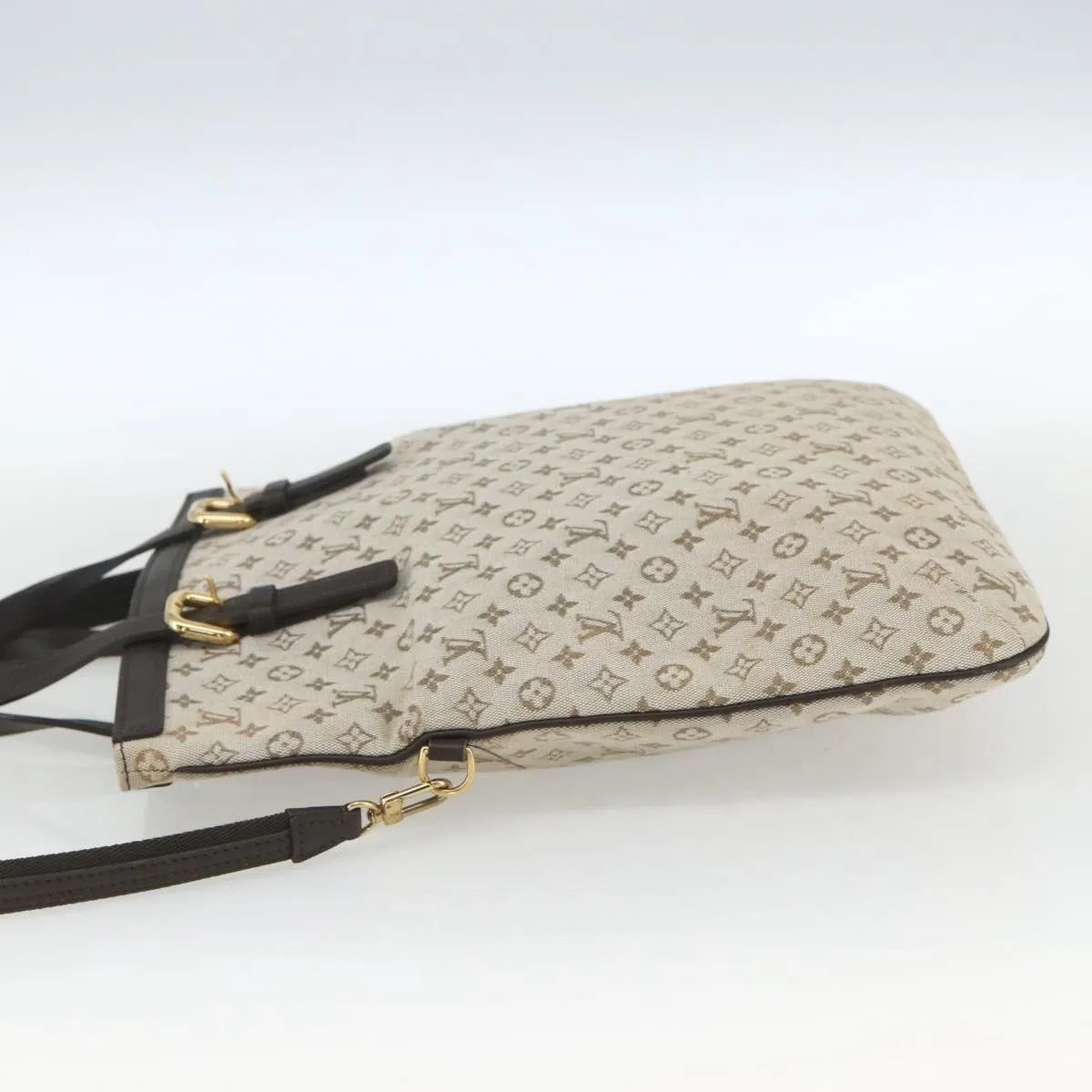Louis Vuitton Francoise Mini Lin Khaki Canvas Tote Bag Bag (Pre-Owned)