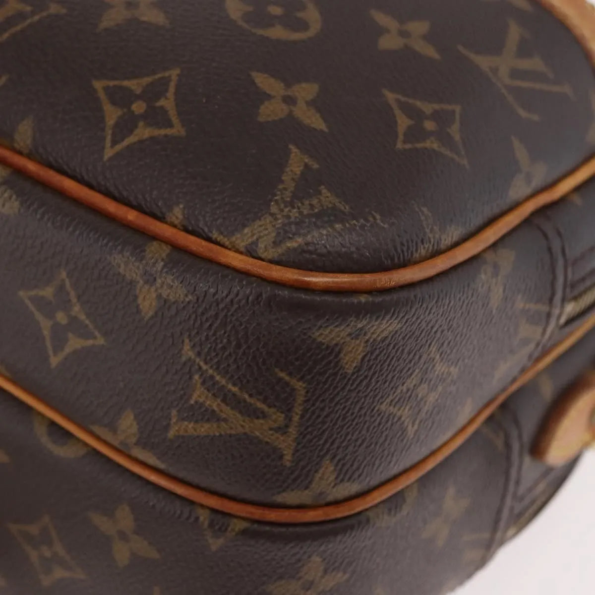 Louis Vuitton Reporter Monogram Brown Canvas Shoulder Bag Bag (Pre-Owned)