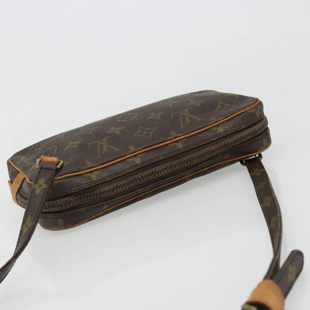 Louis Vuitton Pochette Marly Bandouliere Monogram Canvas Brown Canvas Shoulder Bag Bag (Pre-Owned)