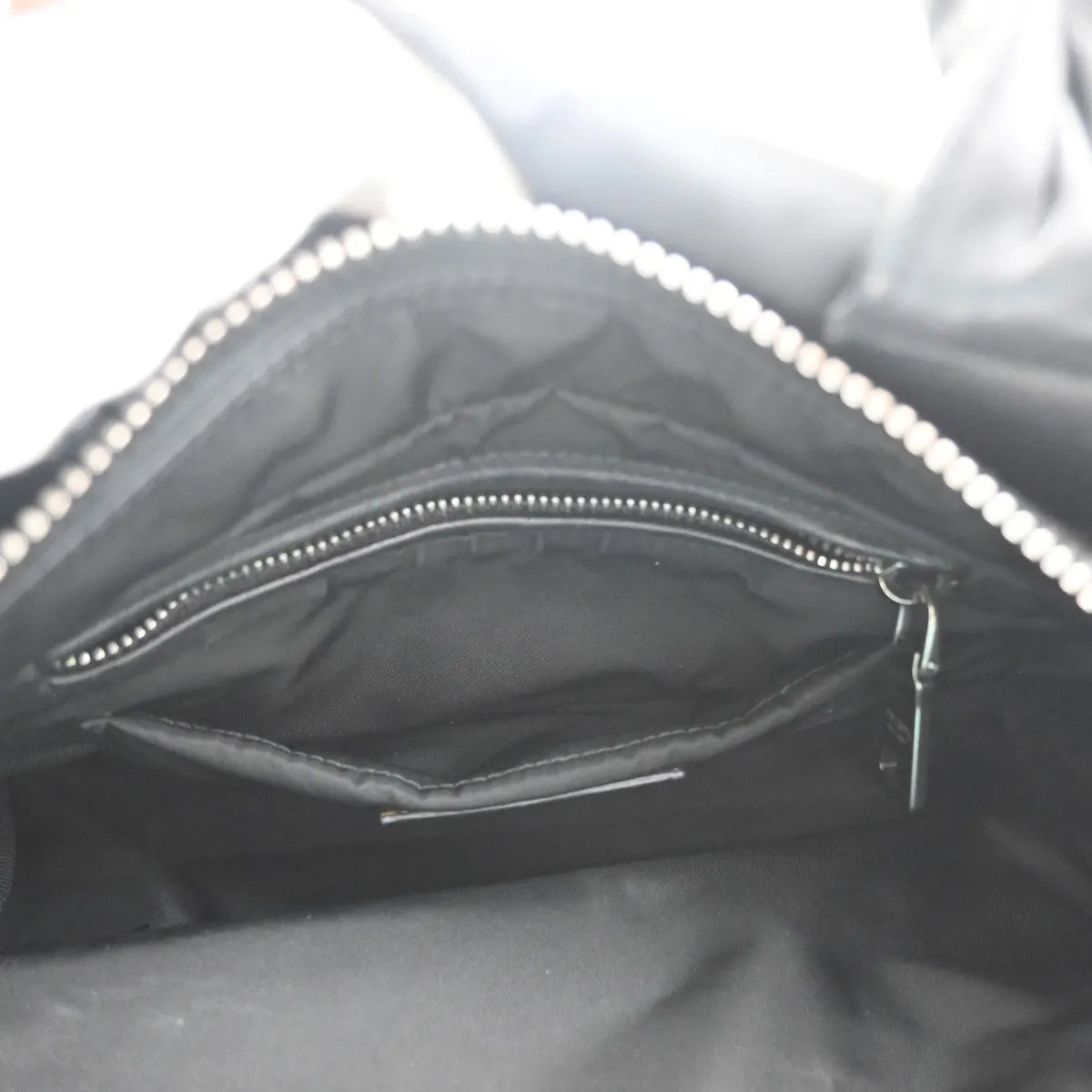 Prada Convertible Double Tote Tessuto Black Nylon Handbag (Pre-Owned)