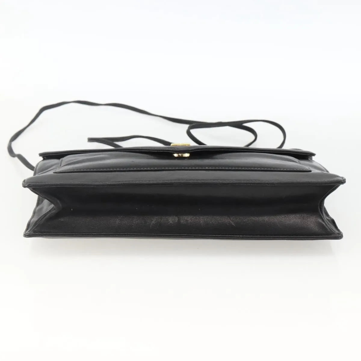 Givenchy Vintage 4G Leather Black Leather Shoulder Bag Bag (Pre-Owned)