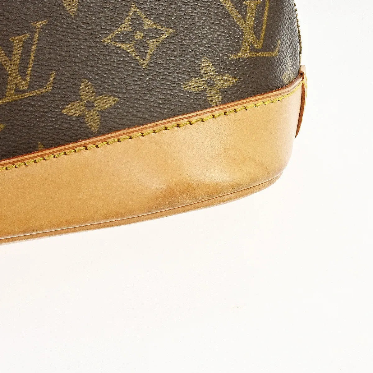 Louis Vuitton Vintage Alma Monogram Canvas Brown Canvas Handbag (Pre-Owned)