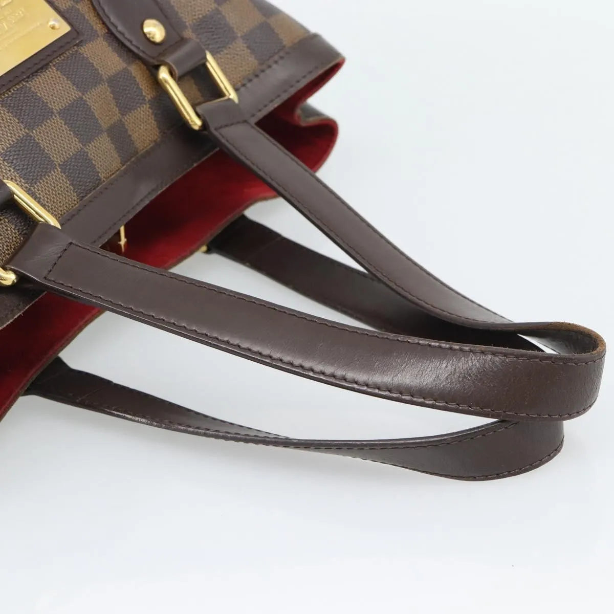 Louis Vuitton Hampstead Damier Brown Canvas Tote Bag Bag (Pre-Owned)