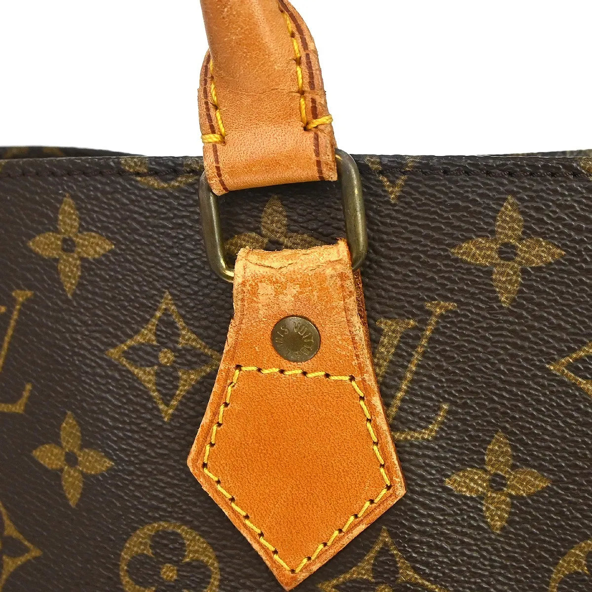 Louis Vuitton Sac Plat Nm Bag Monogram Canvas Brown Canvas Tote Bag Bag (Pre-Owned)
