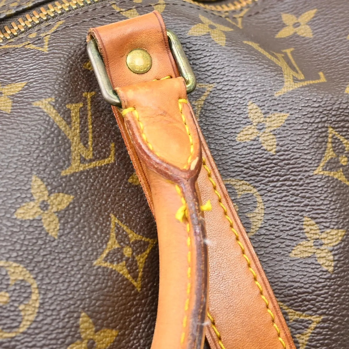 Louis Vuitton Keepall Monogram Canvas Brown Canvas Travel Bag Bag (Pre-Owned)