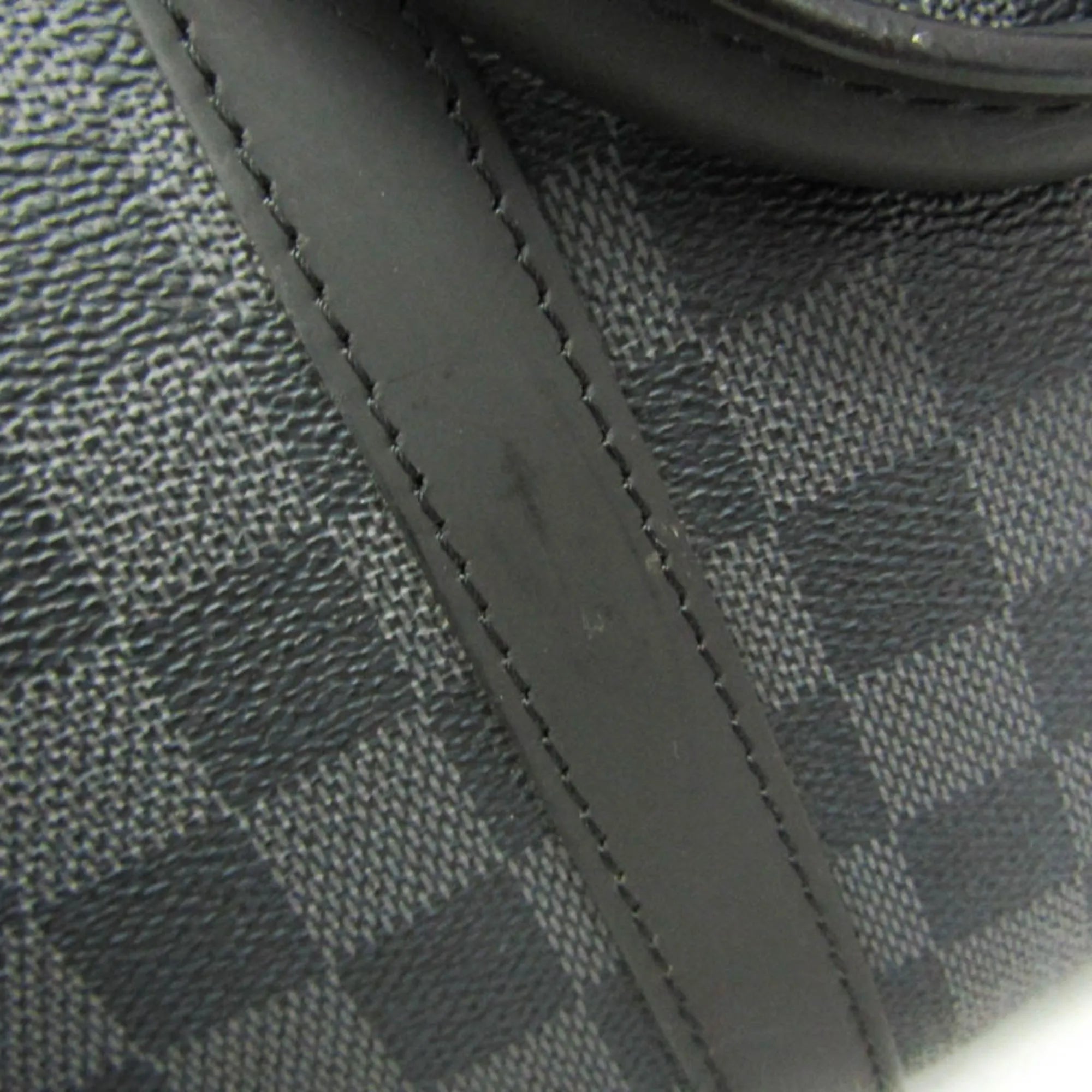 Louis Vuitton Porte-Documents Voyage Damier Black Canvas Briefcase Bag (Pre-Owned)