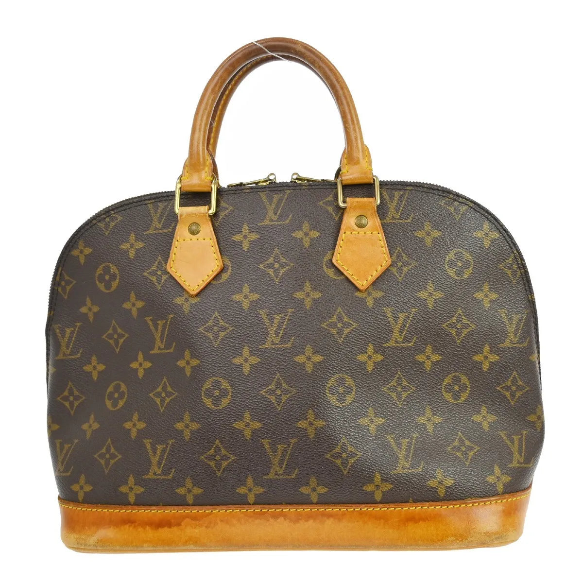 Louis Vuitton Alma Monogram Canvas Brown Canvas Handbag (Pre-Owned)