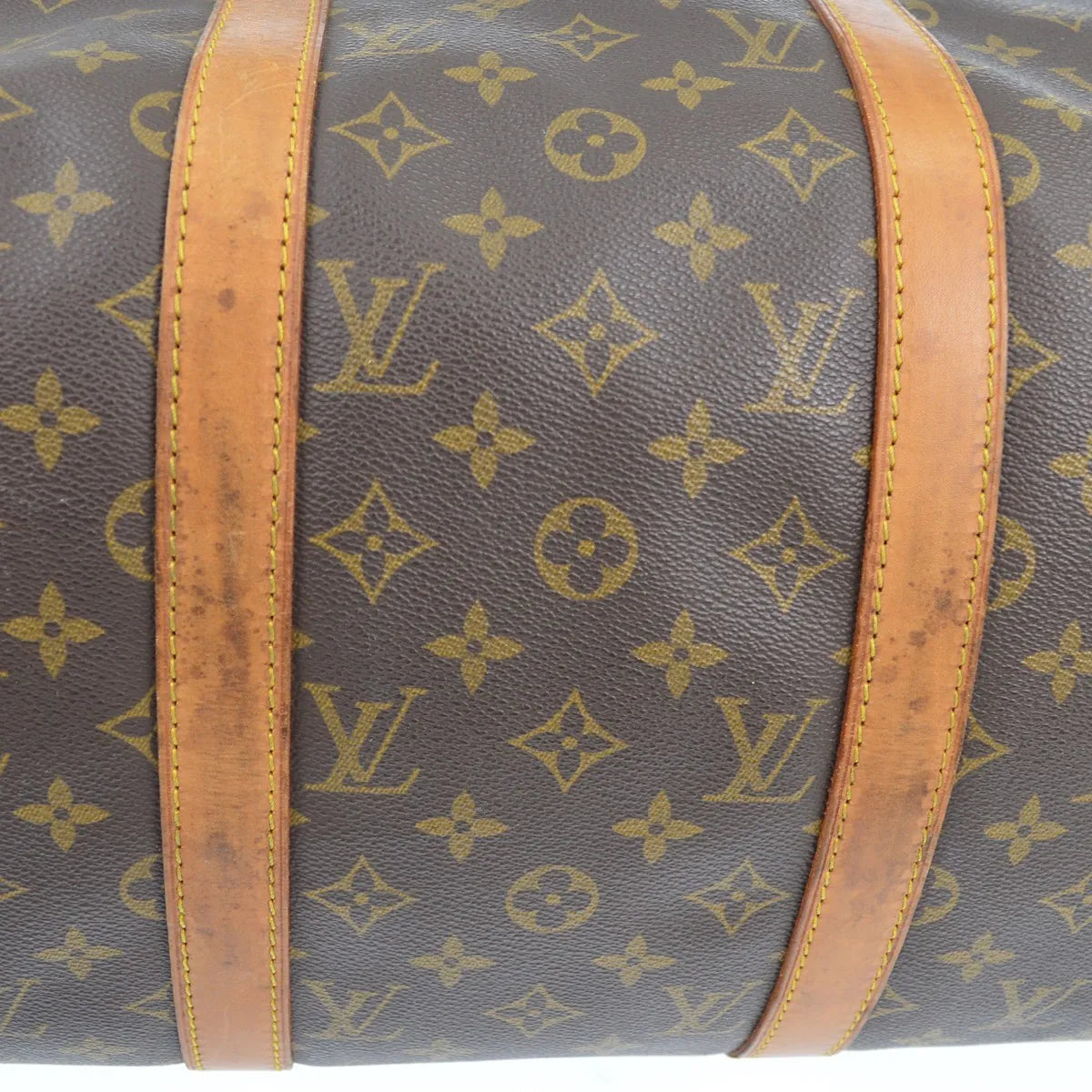 Louis Vuitton Keepall Monogram Canvas Brown Canvas Travel Bag Bag (Pre-Owned)